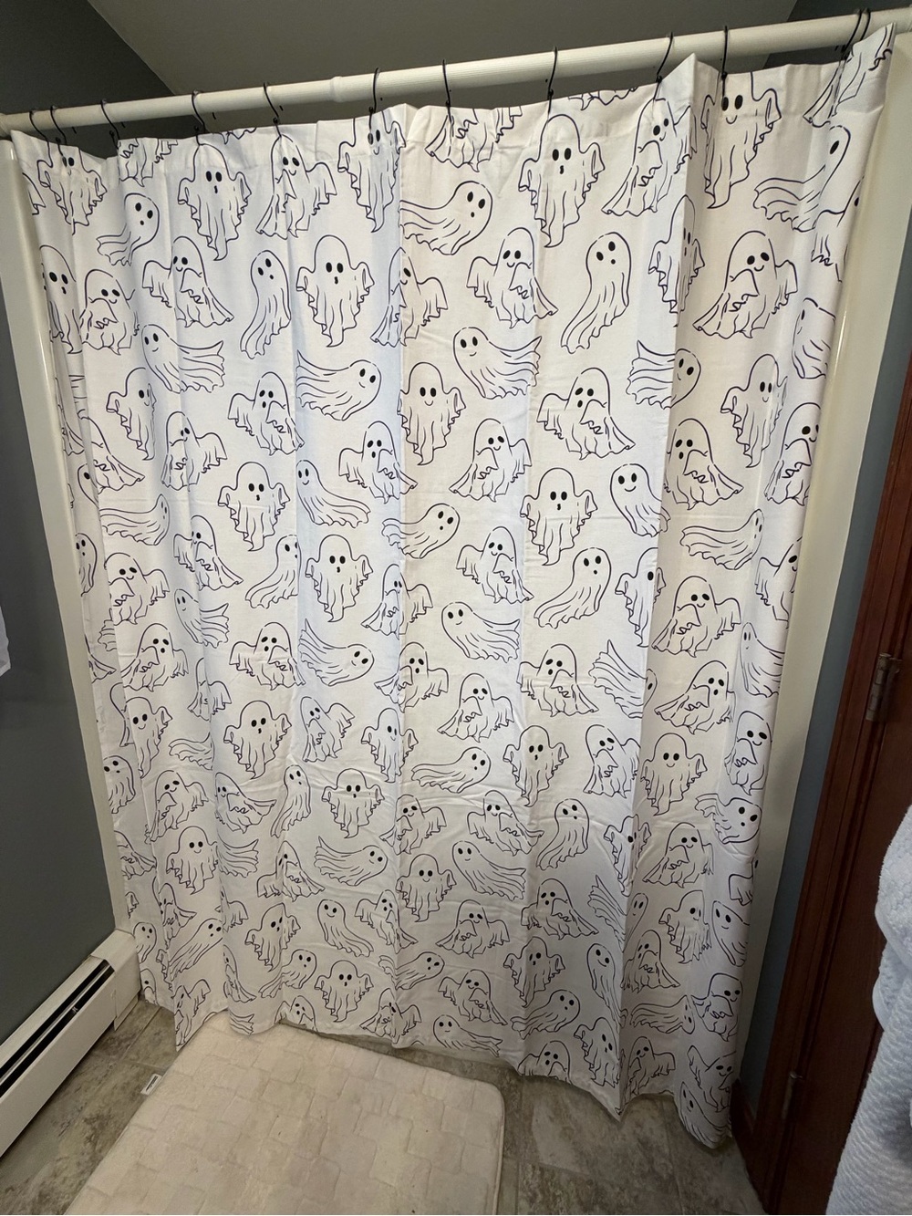 Ghost Shower Curtain